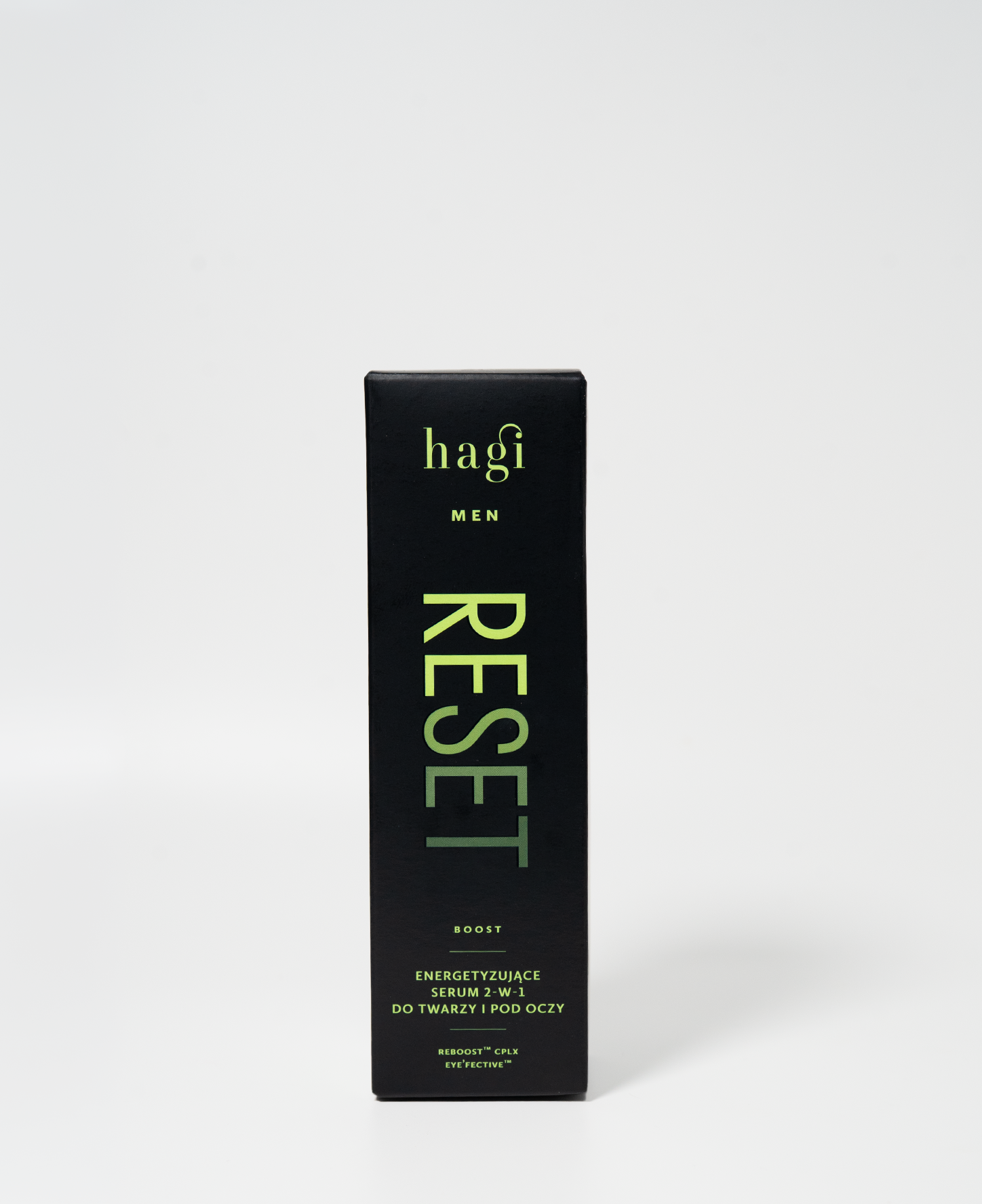 Energetyzujące serum 2w1 do twarzy i pod oczy Hagi Men Reset