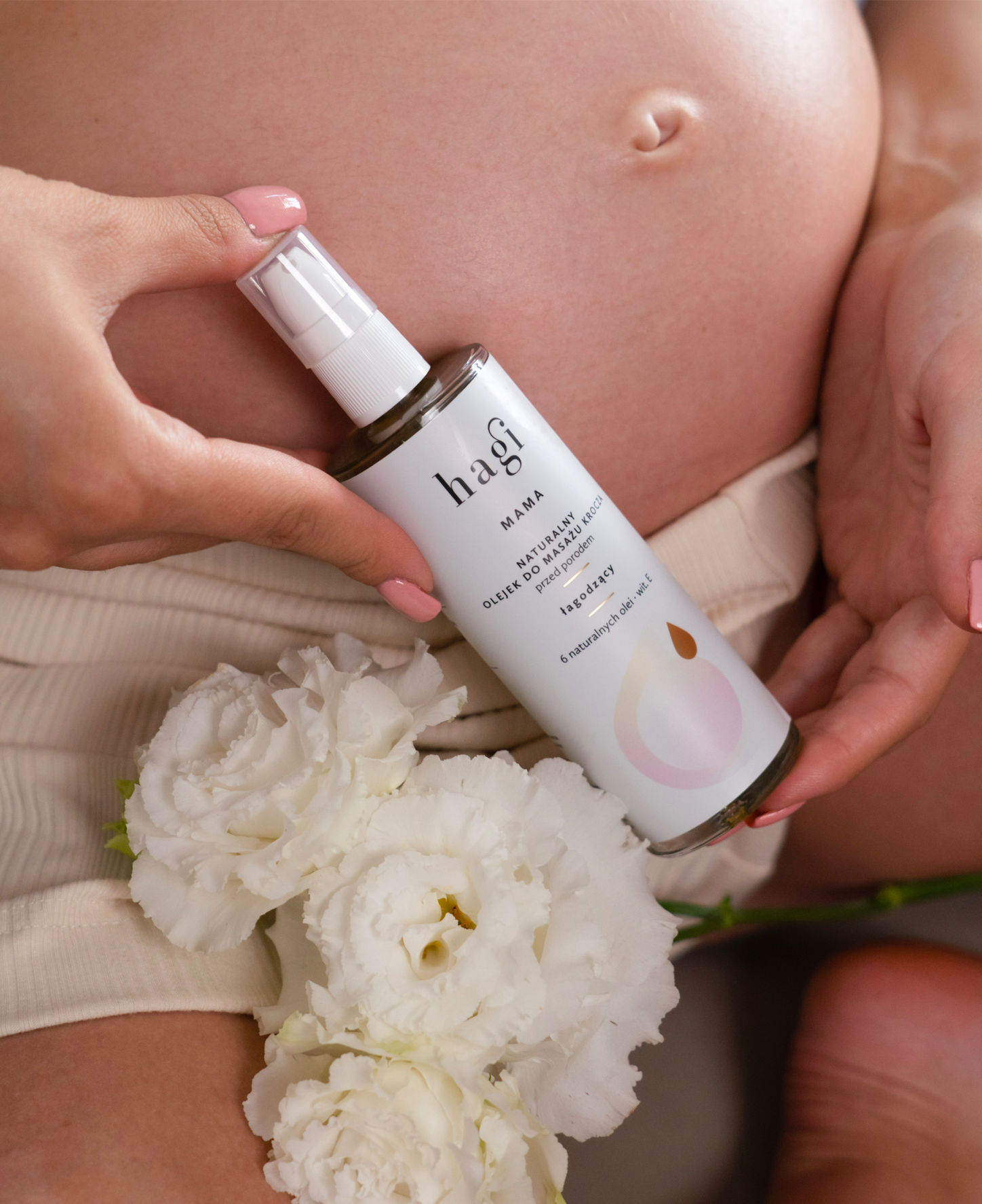 Olejek do masażu krocza Hagi Mama