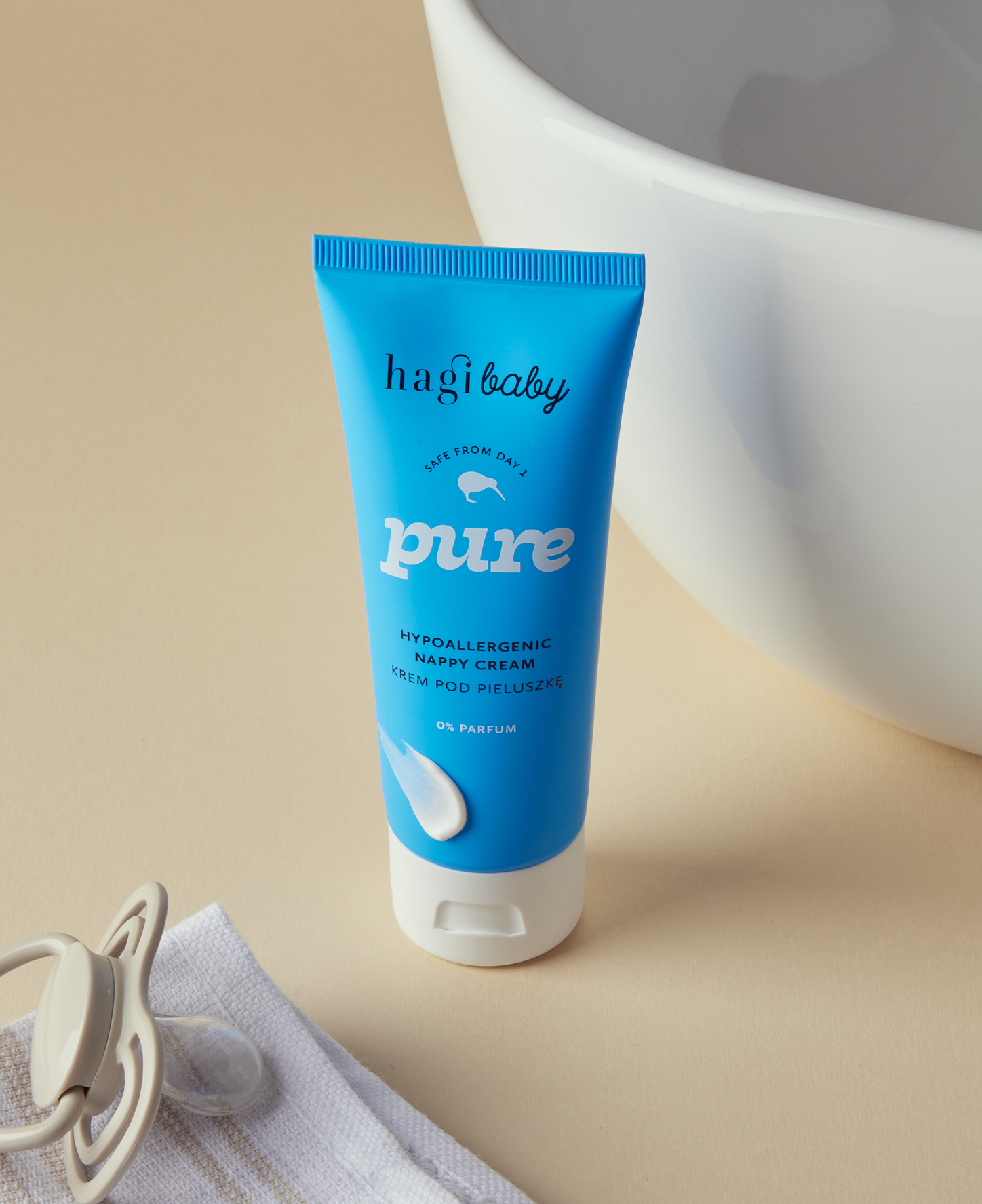 Hipoalergiczny krem pod pieluszkę Hagi Baby Pure