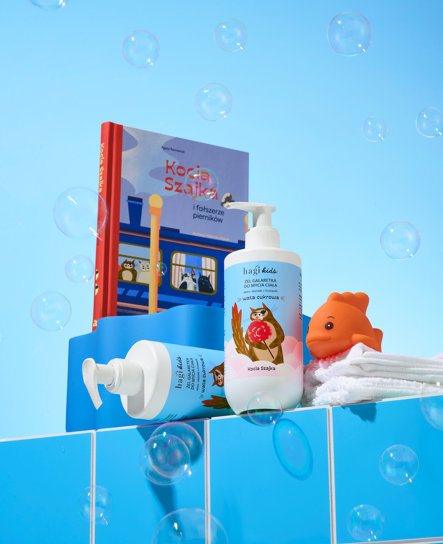 Żel Galaretka do mycia ciała Hagi Kids x Kocia Szajka