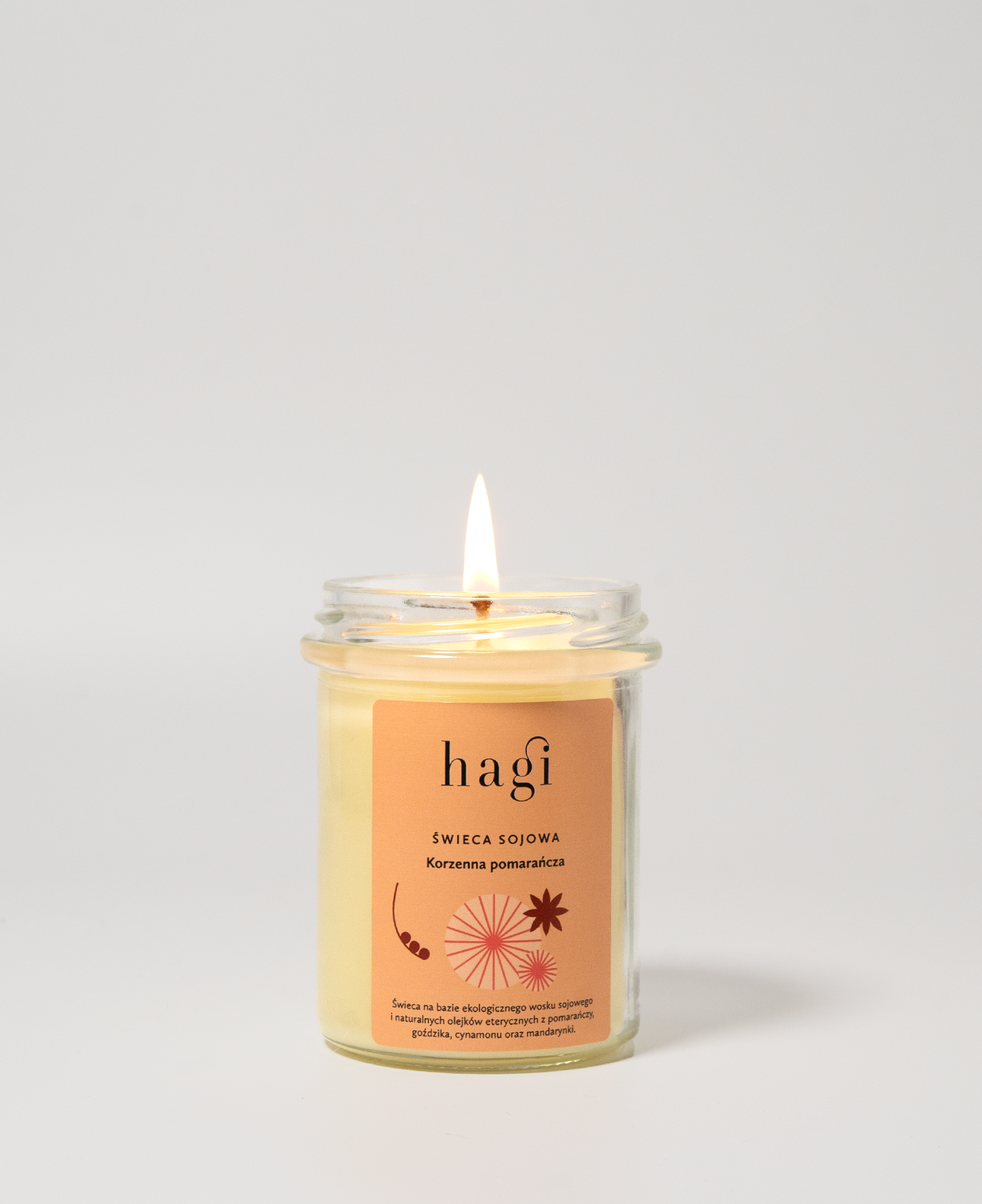 Świeca sojowa Korzenna Pomarańcza