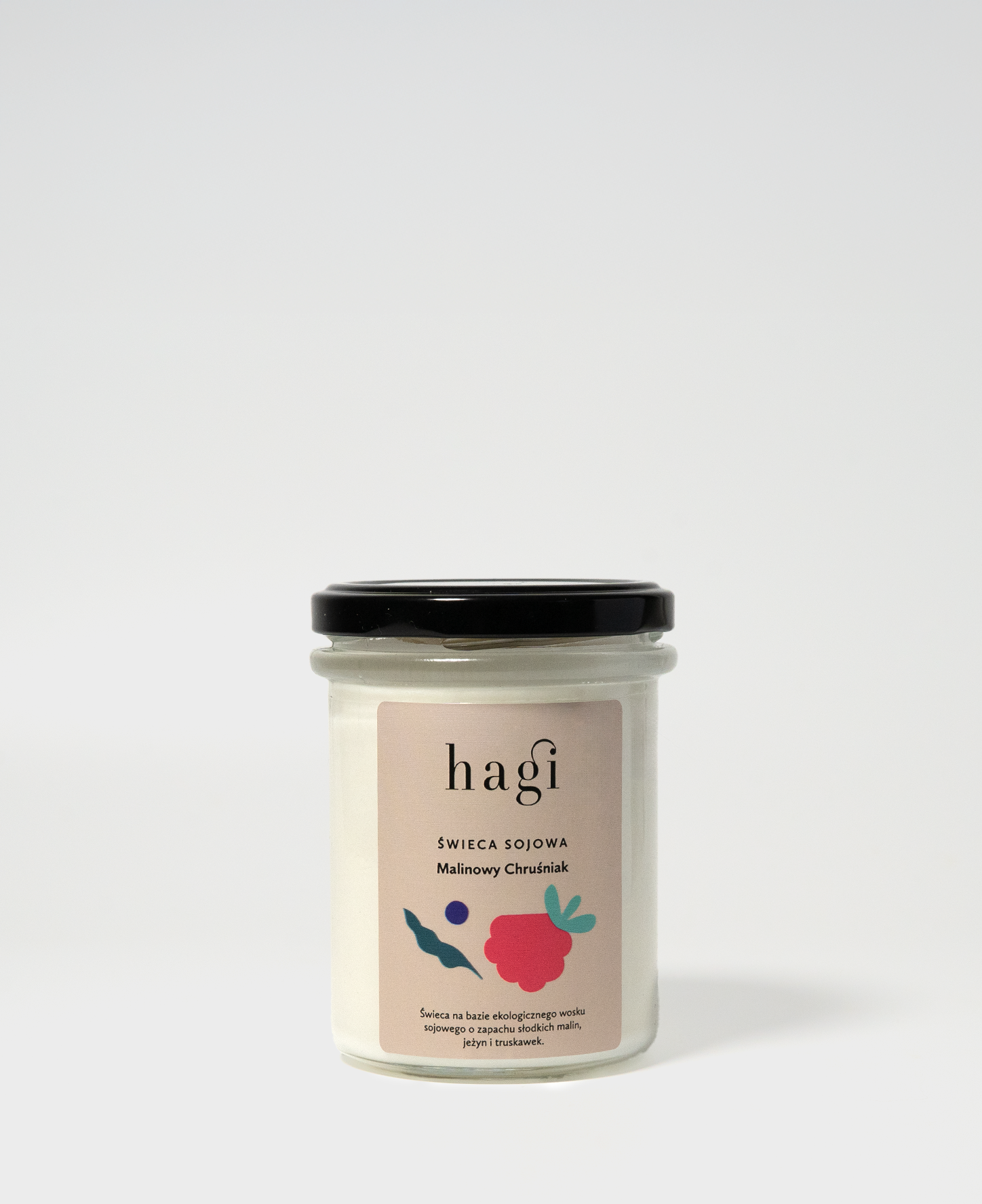 Świeca sojowa Malinowy Chruśniak
