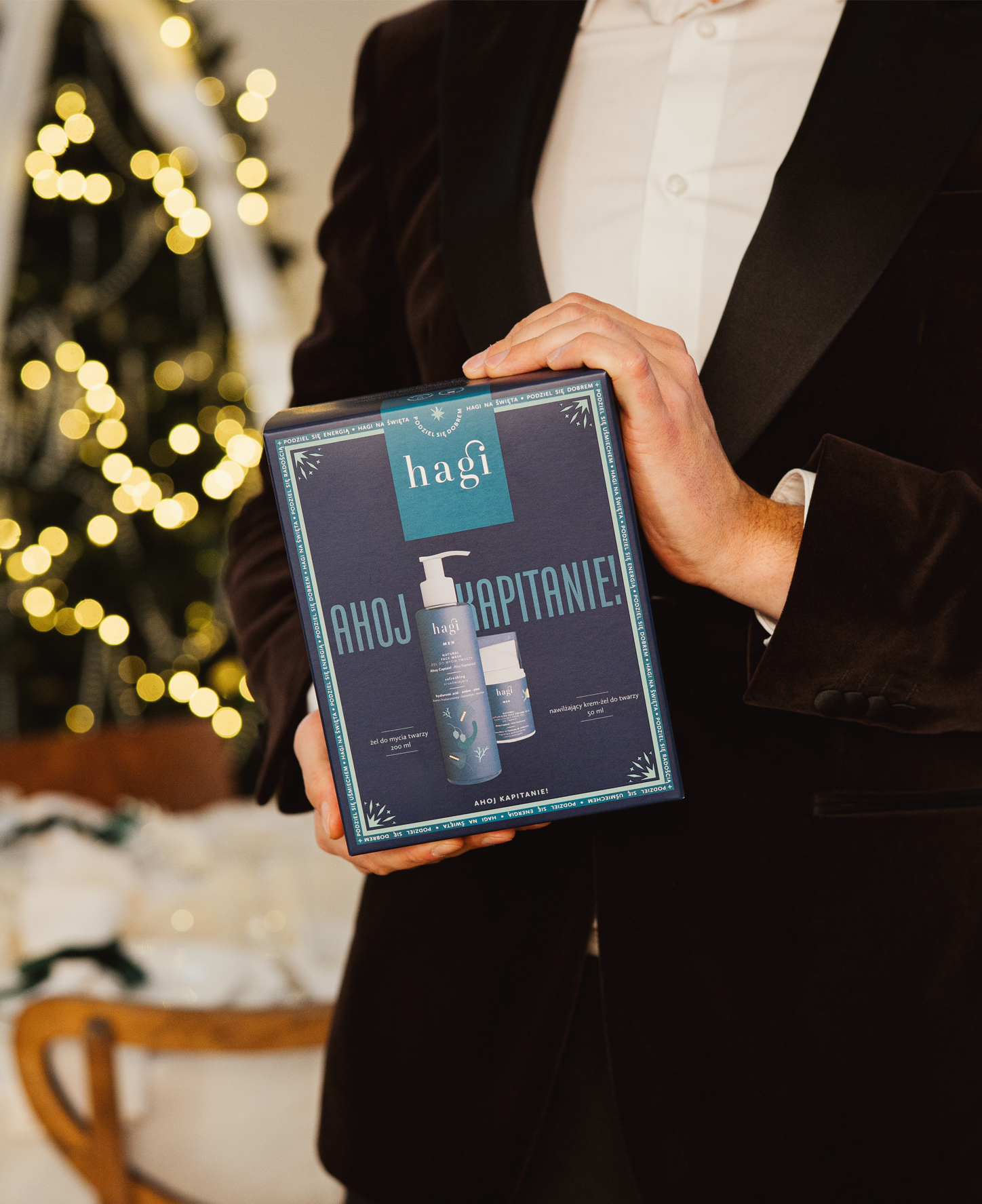 Zestaw żel do mycia twarzy i krem - żel Ahoj Kapitanie