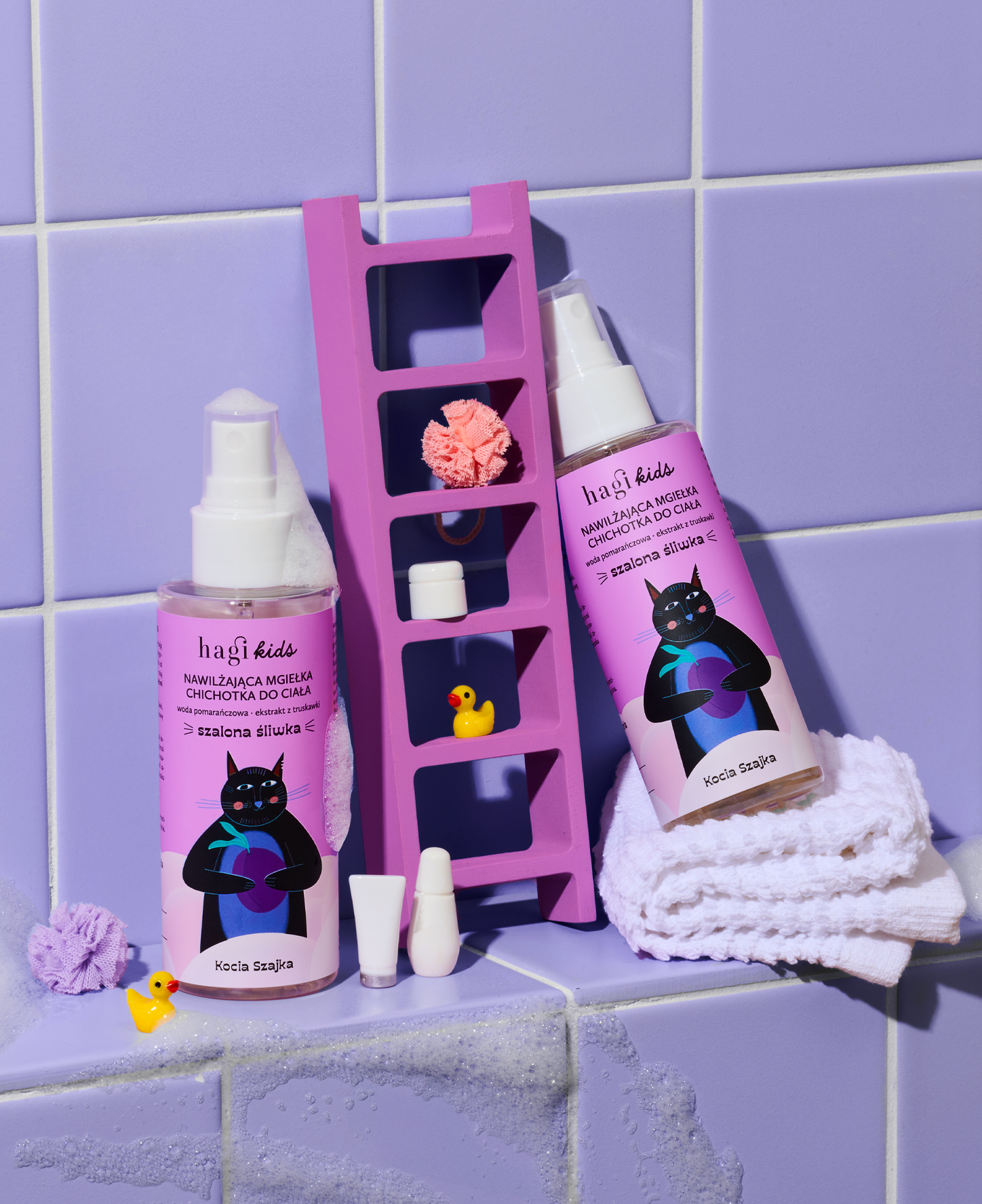 Nawilżająca mgiełka do ciała Chichotka Hagi Kids x Kocia Szajka