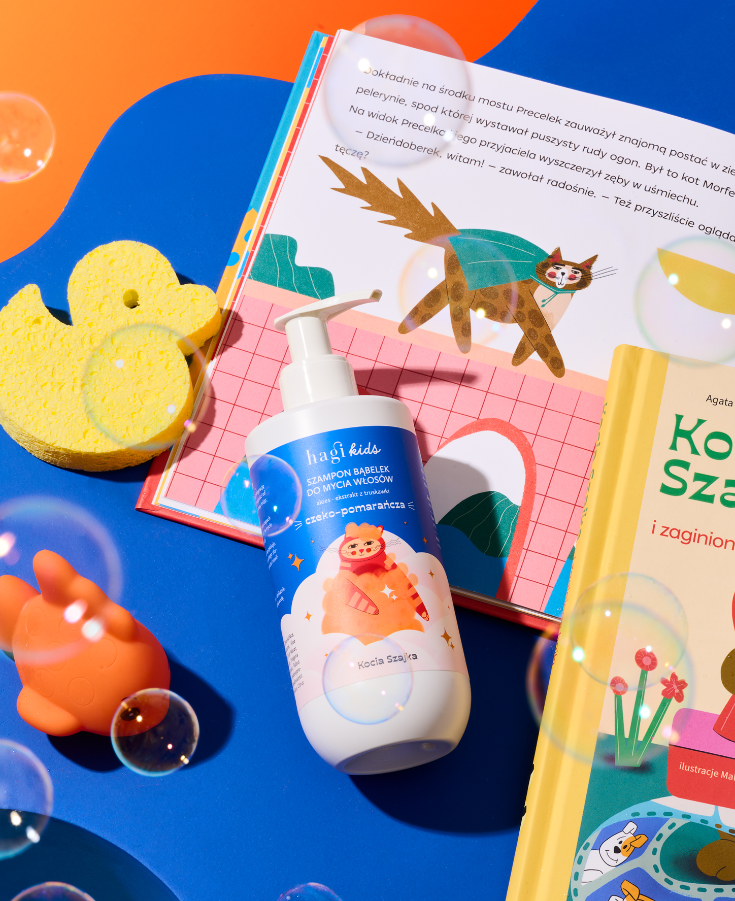 Szampon Bąbelek do mycia włosów Hagi Kids x Kocia Szajka