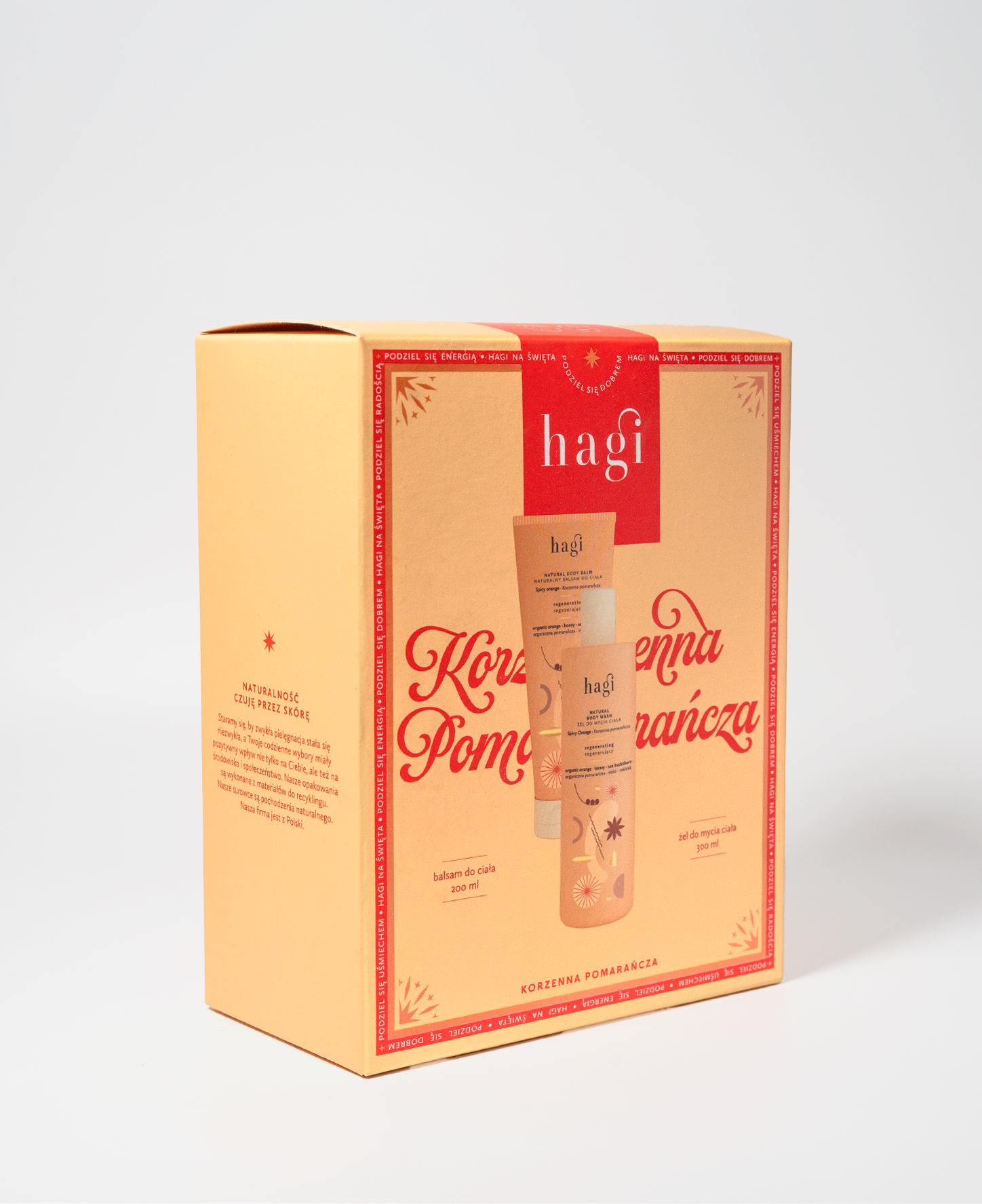 Zestaw żel i balsam Korzenna Pomarańcza