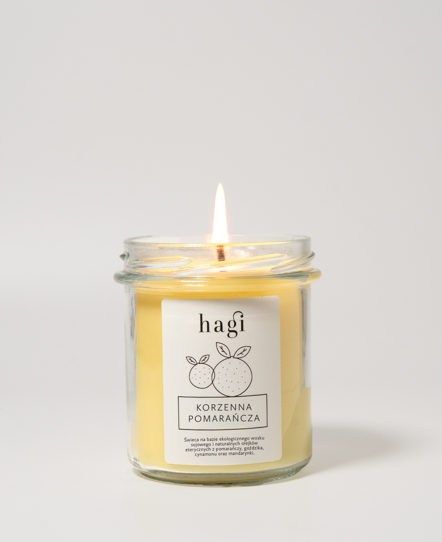 Świeca sojowa Korzenna Pomarańcza