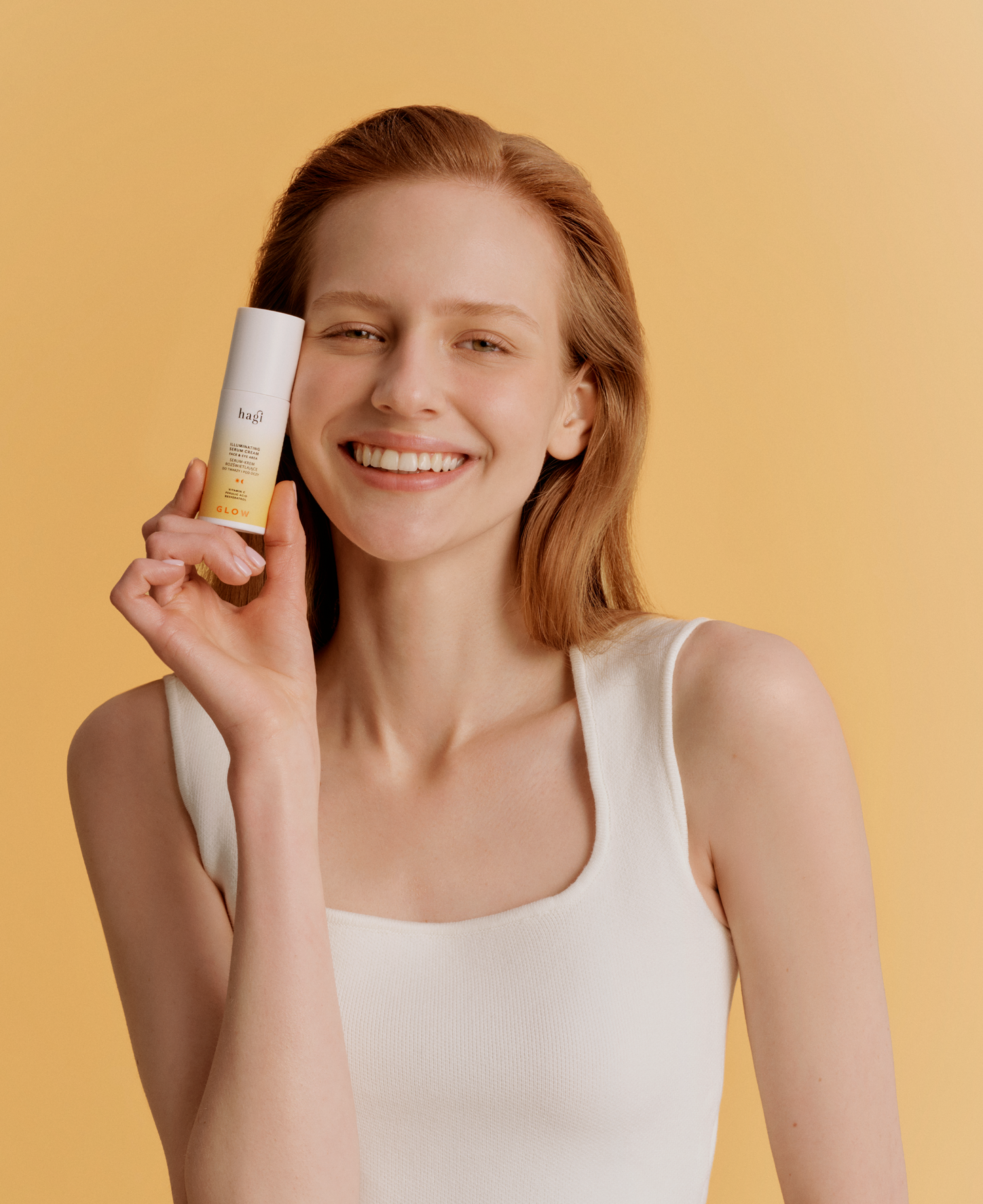 Serum-krem rozświetlające do twarzy i pod oczy Glow