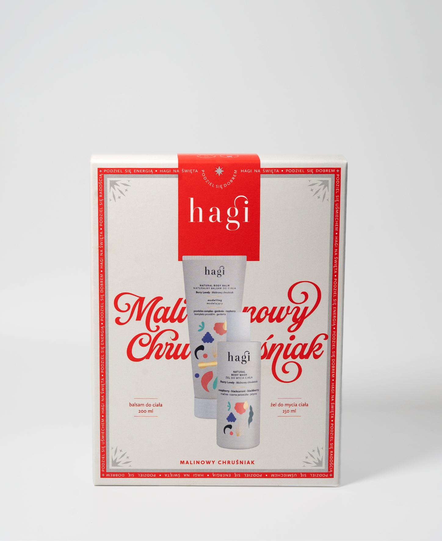 Zestaw żel i balsam Malinowy Chruśniak