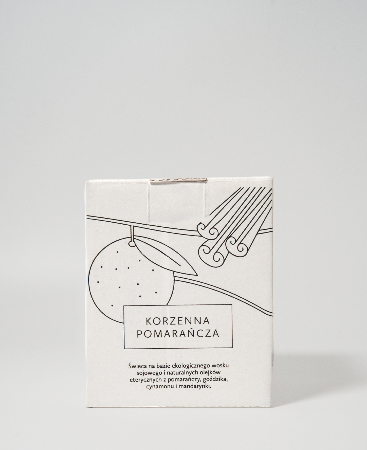 Świeca sojowa Korzenna Pomarańcza