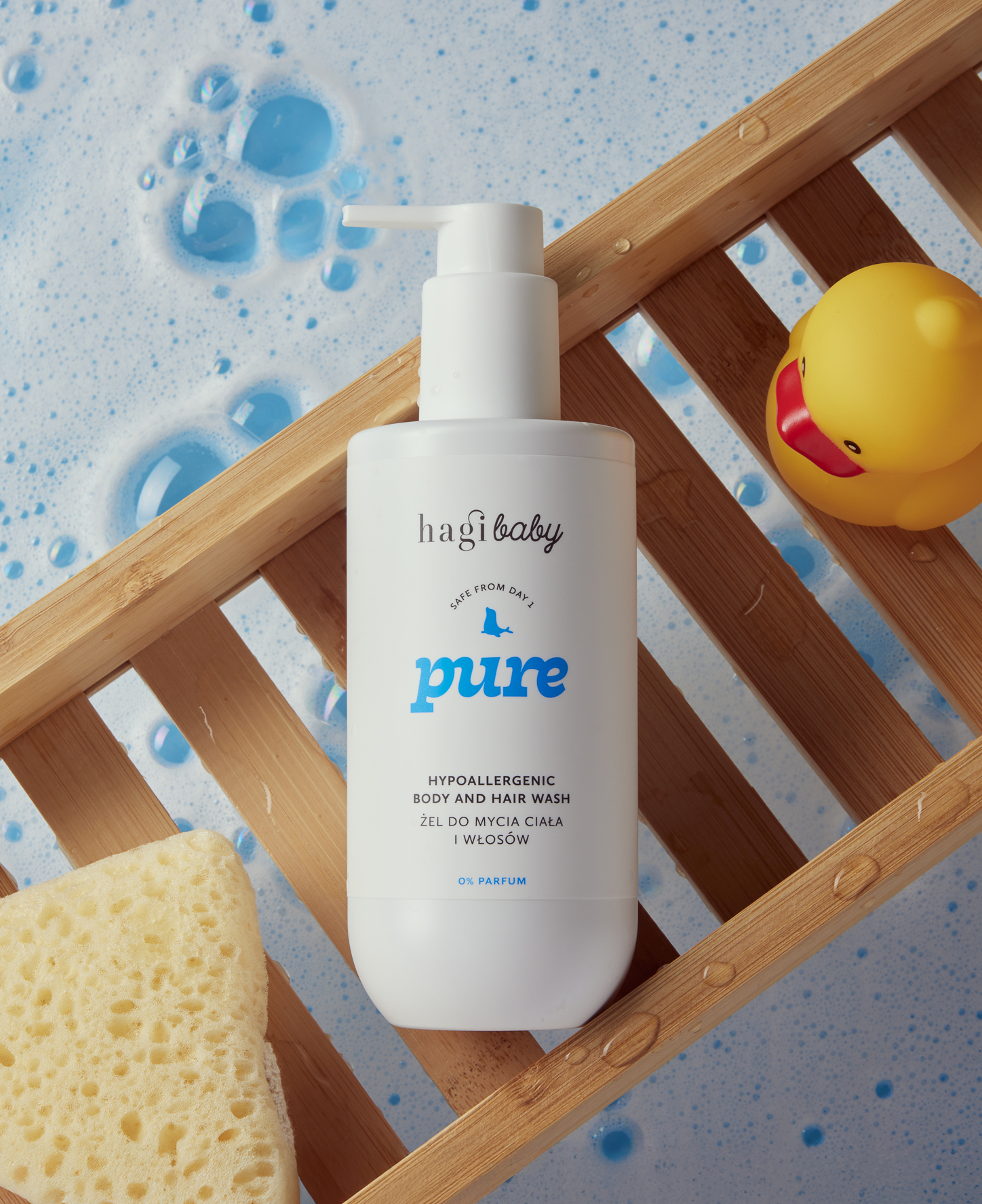Hipoalergiczny żel do mycia ciała i włosów Hagi Baby Pure